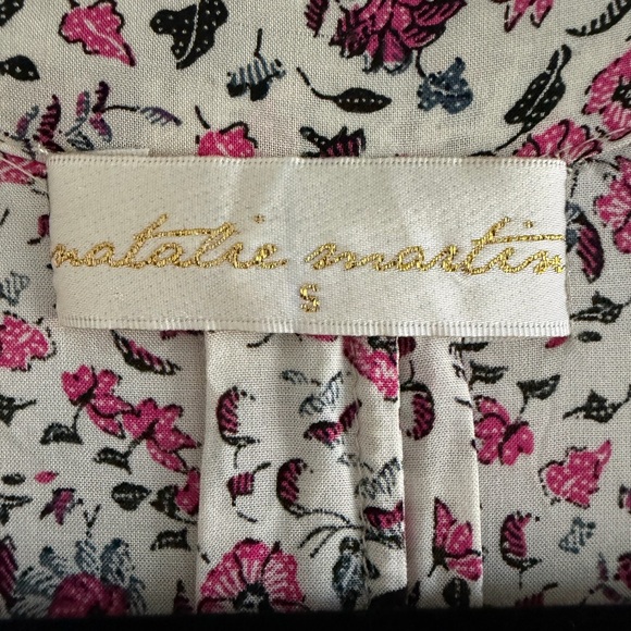 Natalie Martin Fiore Pink Floral Long Sleeve Flowy Maxi Dress size Small - Picture 13 of 16